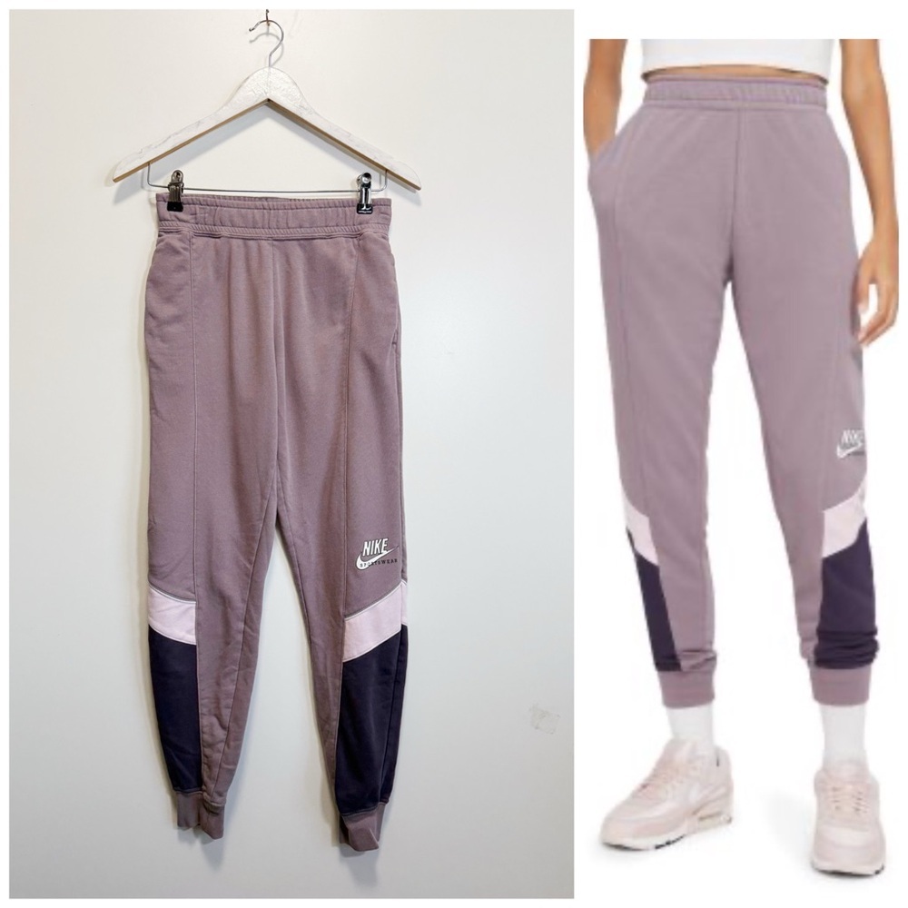 NIKE Sportswear Heritage Jogger Sweatpants Purple XS Women’s